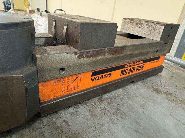 Kitagawa #VQA125, MC Air Vise, 4.9" Jaw Width, 7.7" Jaw Stroke - Image 6