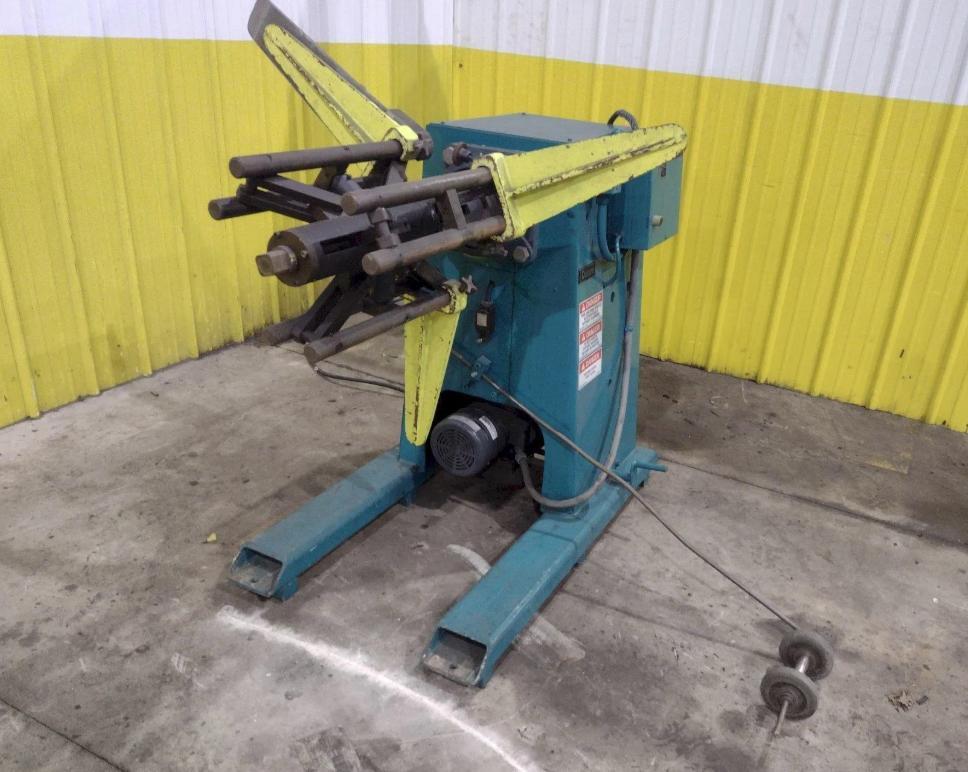 4000 lb. Durant #MD-401-M, Motorized Uncoiler Coil Reel, 16" width - Image 2