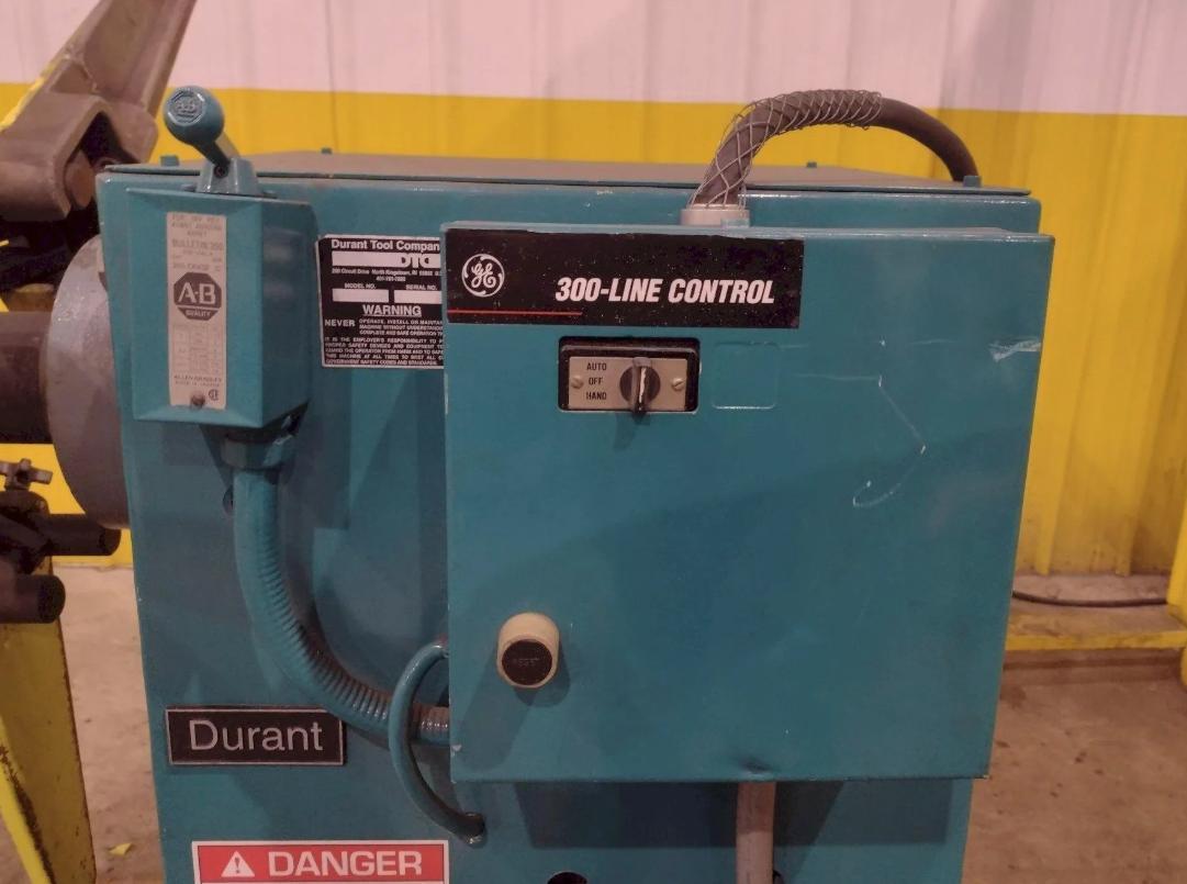4000 lb. Durant #MD-401-M, Motorized Uncoiler Coil Reel, 16" width - Image 7