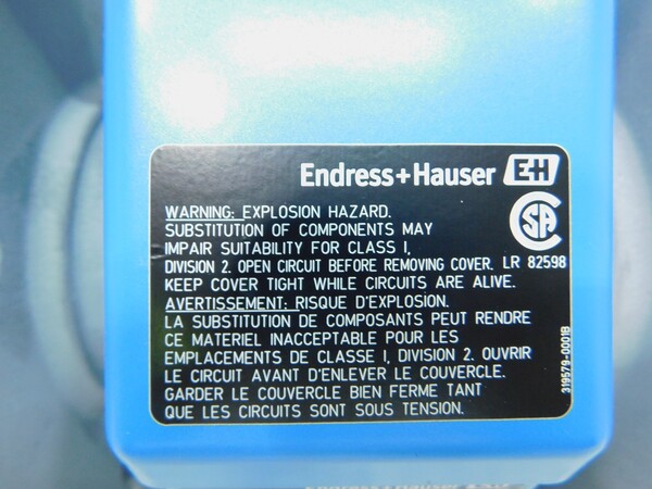 Endress & Hauser #53P80-EL2B1RC0BXXX, Promag P Electromagnetic Flowmeter Transmitter, 3", 150# - Image 3