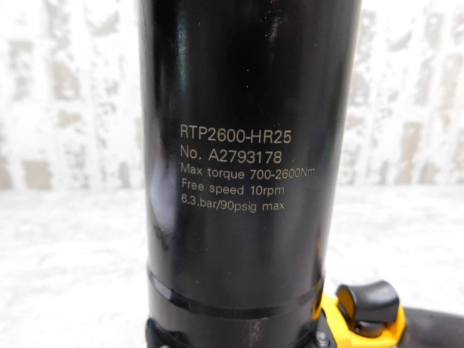 Atlas Copco #RTP2600-HR25, Pneumatic Pistol Nutrunner W/ FRL Stand, 1" Drive - Image 5