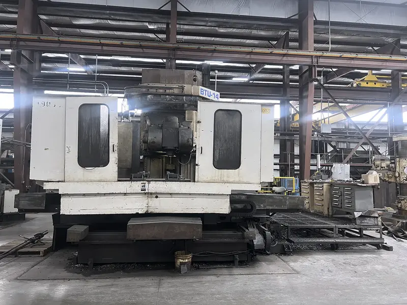 Toshiba #BTU-14, 5-Axis CNC boring & milling center, 55" x55" table, 98.4" X, 57.1" Y, 59" Z, 6,000 RPM, 2005 - Image 1