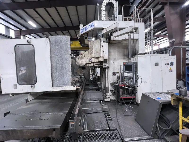 Toshiba #BTU-14, 5-Axis CNC boring & milling center, 55" x55" table, 98.4" X, 57.1" Y, 59" Z, 6,000 RPM, 2005 - Image 4