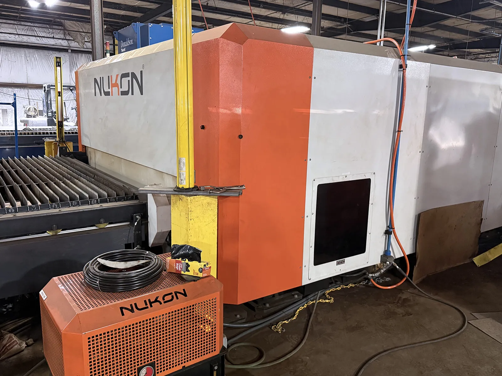 Nukon #12525, CNC fiber laser, 4 kW, 8' x 40' dual shuttle table, 0.787" mild steel capacity, 2016 - Image 3