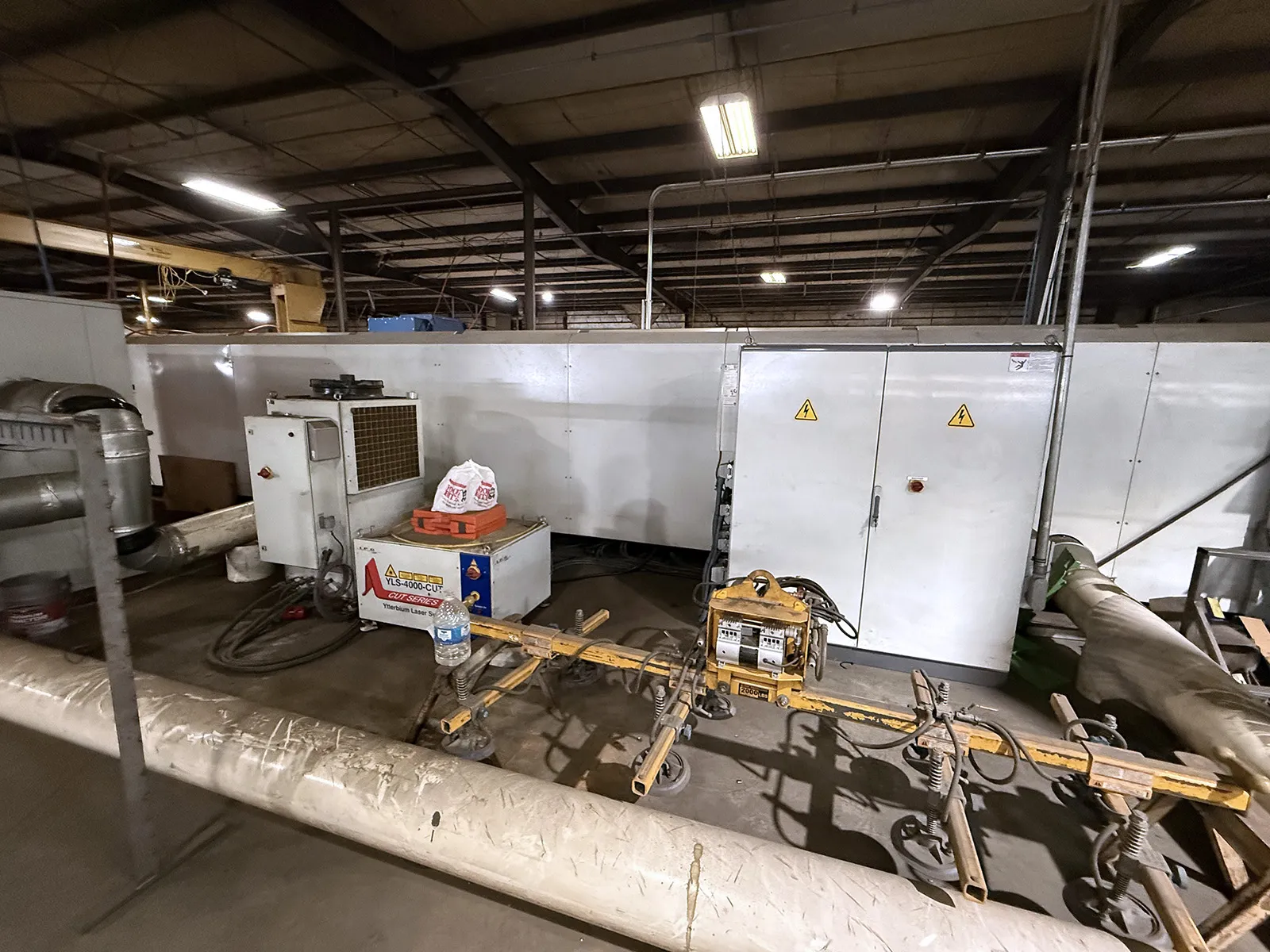 Nukon #12525, CNC fiber laser, 4 kW, 8' x 40' dual shuttle table, 0.787" mild steel capacity, 2016 - Image 4