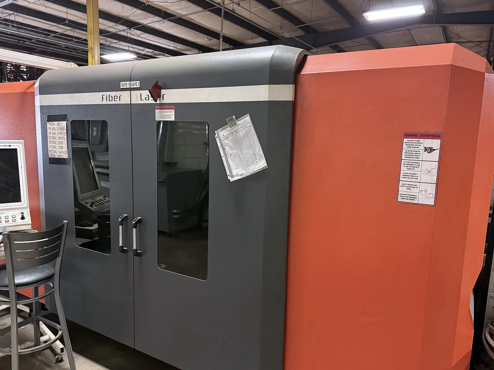 Nukon #12525, CNC fiber laser, 4 kW, 8' x 40' dual shuttle table, 0.787" mild steel capacity, 2016 - Image 6