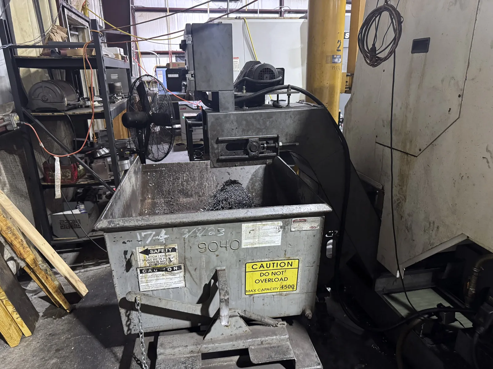Samsung #SL45/2200BB, CNC lathe, 30.5" swing, 86" centers, 24" chuck, 7.125" bore, 50 HP, 1200 RPM, 2013 - Image 6