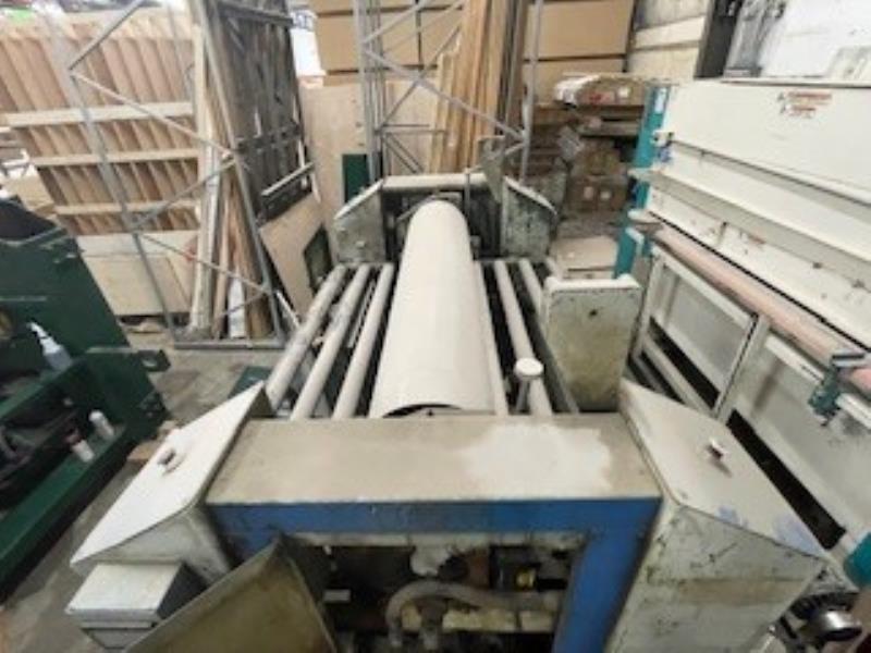 62" Monco #TB-60, Hot Top & Bottom Panel Laminator, 1-1/2" Max Part Thickness, 14" Rollers, 25-106 FPM, 5 HP - Image 2