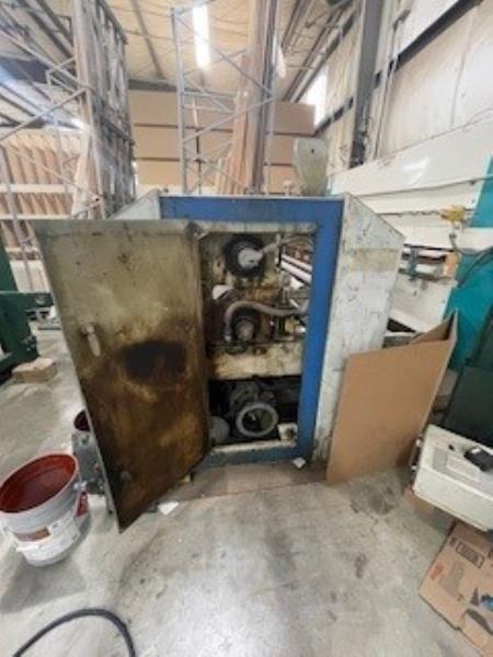 62" Monco #TB-60, Hot Top & Bottom Panel Laminator, 1-1/2" Max Part Thickness, 14" Rollers, 25-106 FPM, 5 HP - Image 3