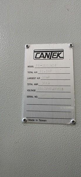43" Cantek #PR-1100-NDA, 3-Head Planer/Sander, 7" Helical Head 30 HP, 10" Steel Roll 30 HP, Combo Head 25 HP - Image 10