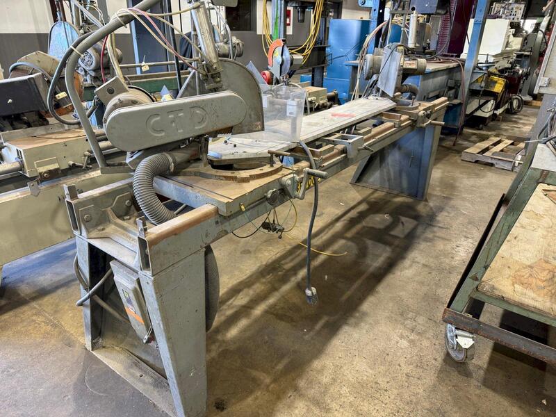 10" CTD #F205, Non-Ferrous Mitering Saw, Dual Head, 8' Overall, 2 HP, 208/230/460 V. - Image 2