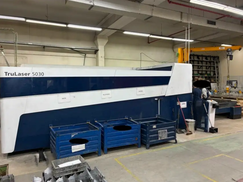Trumpf #Trulaser-5030, CNC Fiber Laser Cutting System, 3 kW, 5' x 10', Siemens 840D, 2011 - Image 1