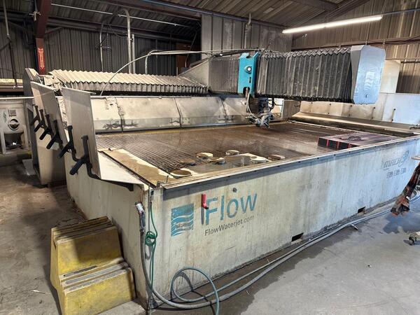 Flow #Mach-3-4020B, Waterjet Cutting System, 87,000 PSI, 6.5' x 13' table, 5-Axis, 2012 - Image 5