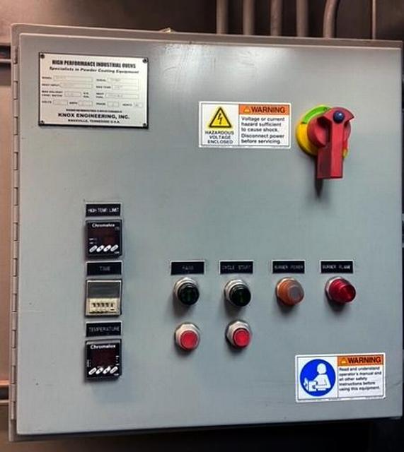 60" width x 72" H x 120" L Knox #5610.5, Batch Oven - Image 3