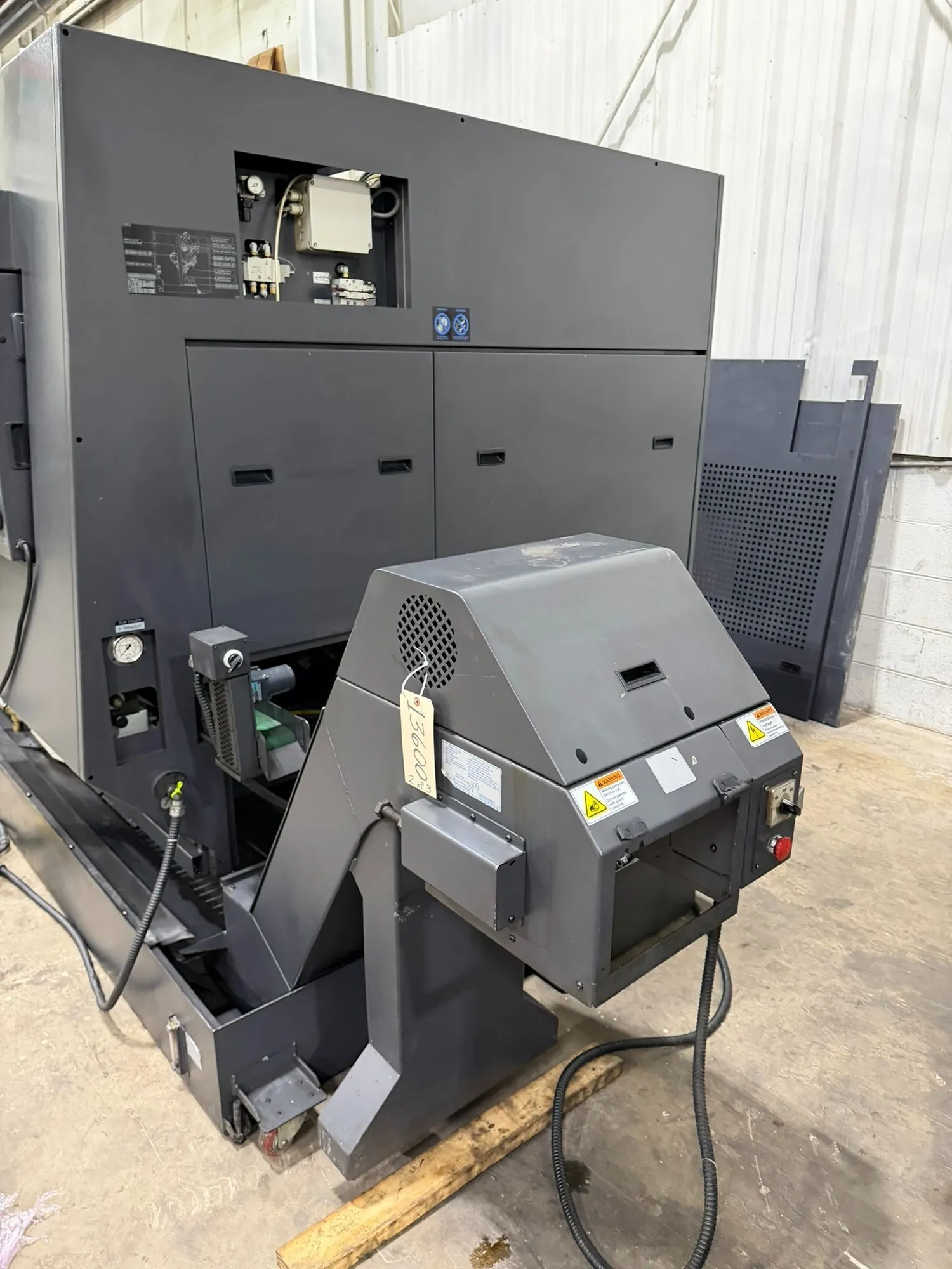 Hwacheon #T2-1T-SMC, CNC lathe, Twin Spindle, 18.1" turning diameter, 20 HP, 5000 RPM, 12-position turret - Image 8
