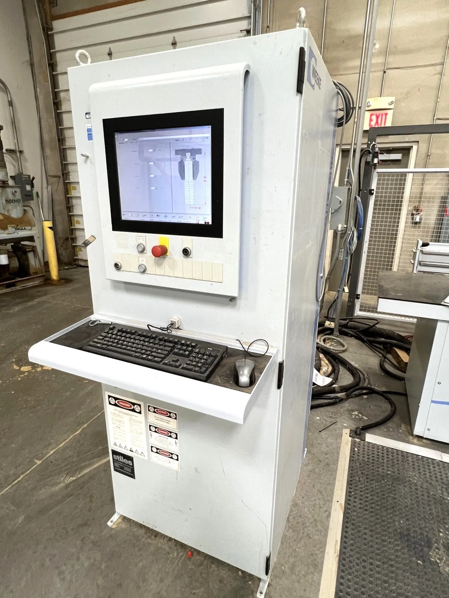 Weeke #BHX-500, CNC Machining Center, 98" X, 39" Y, 7500 RPM, Dual 36-Spindle Boring Blocks, 453 FPM X, 262 - Image 8