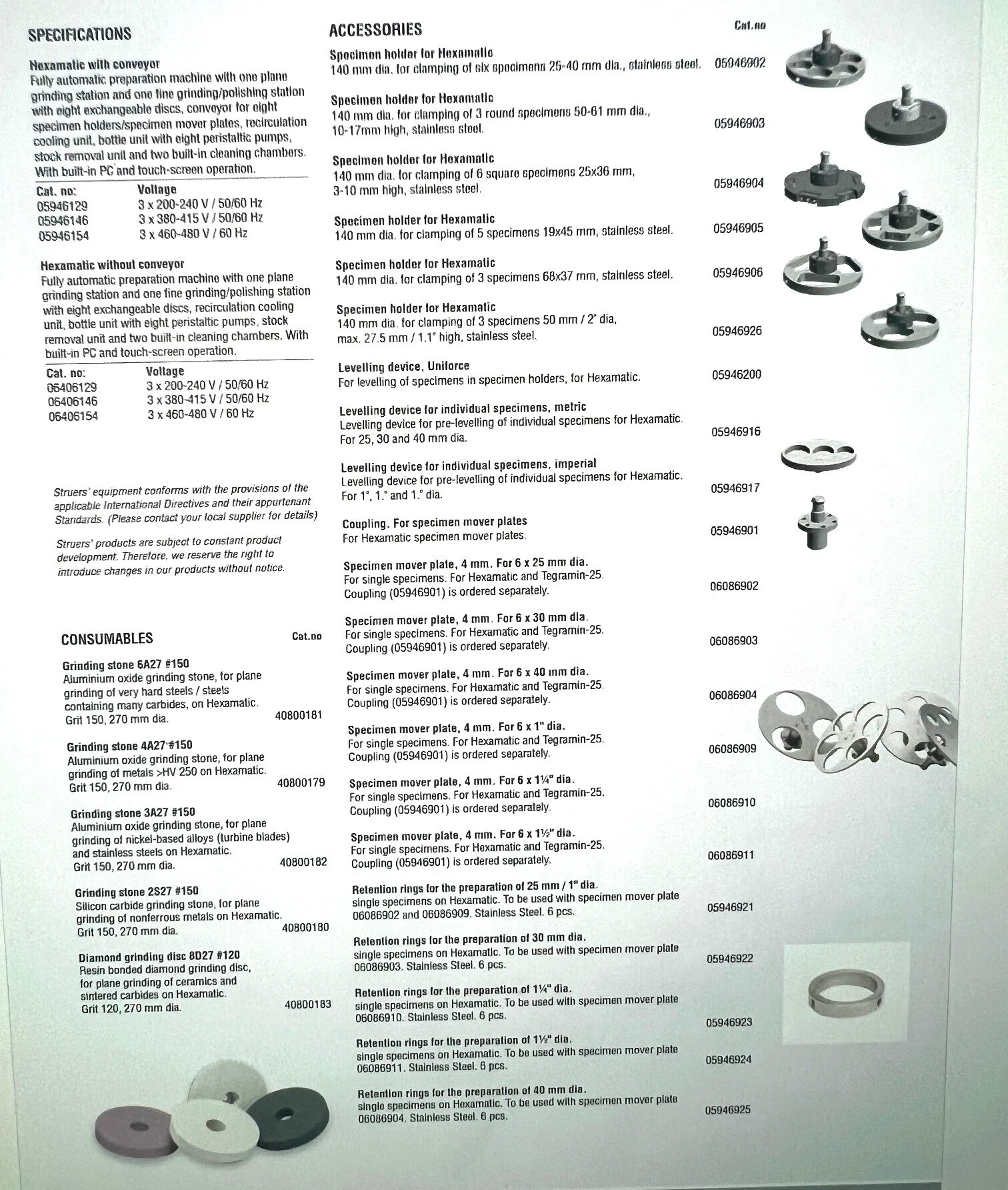 Specimen Preparation Machine, Struers #HEXAMATIC, Automatic Grinding & Polishing, 8-Station Disc Exchange - Image 7