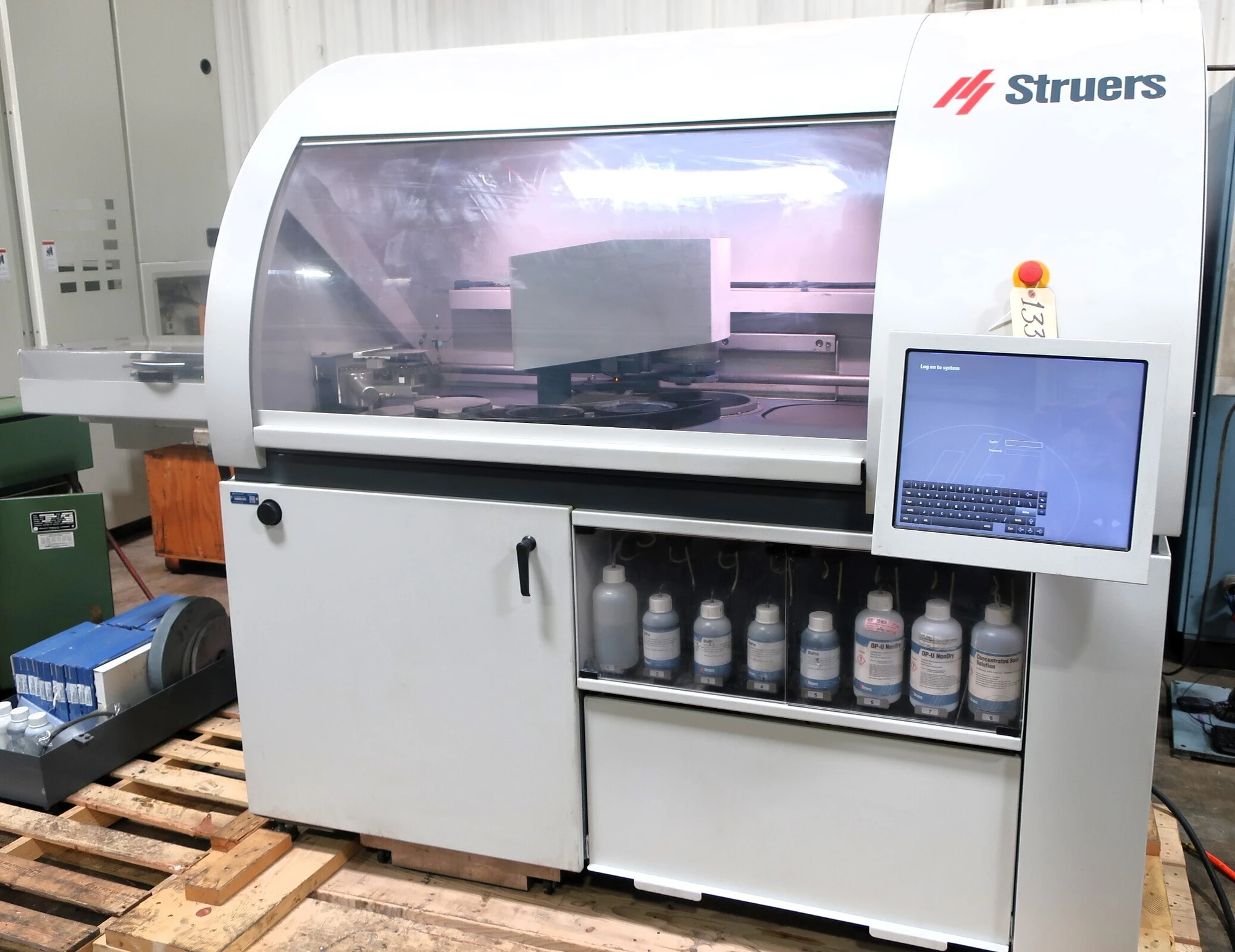 Specimen Preparation Machine, Struers #HEXAMATIC, Automatic Grinding & Polishing, 8-Station Disc Exchange - Image 5