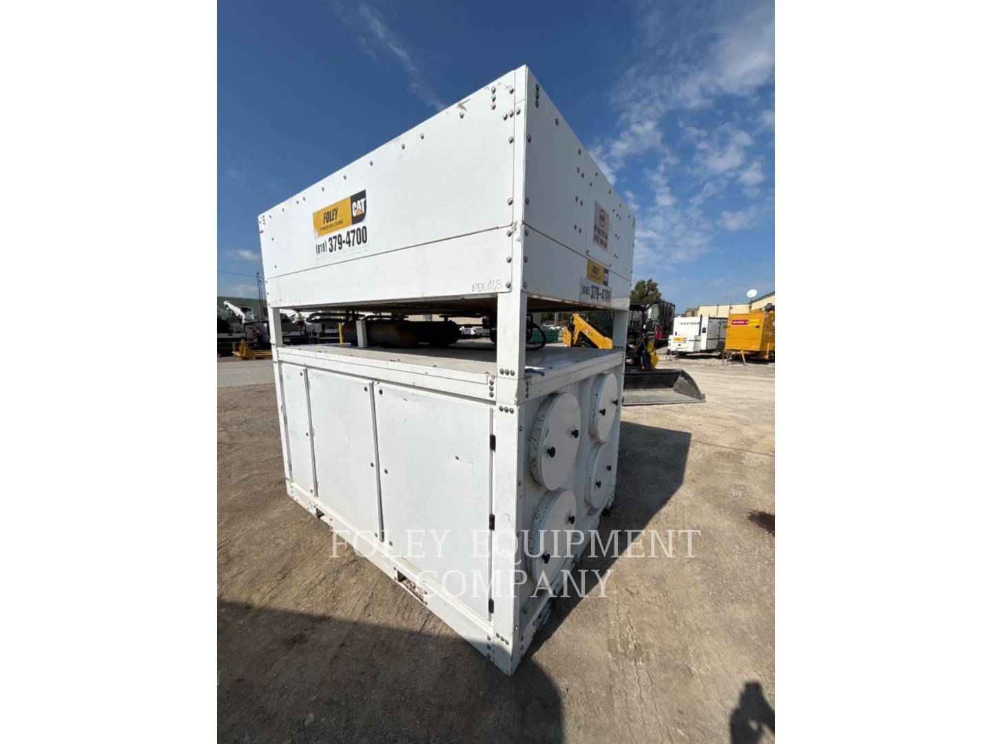 30 Ton, Ohio Cat Manufacturing #AC30T, air cooled chiller, 480 V., 10000 cfm, 2013 - Image 3