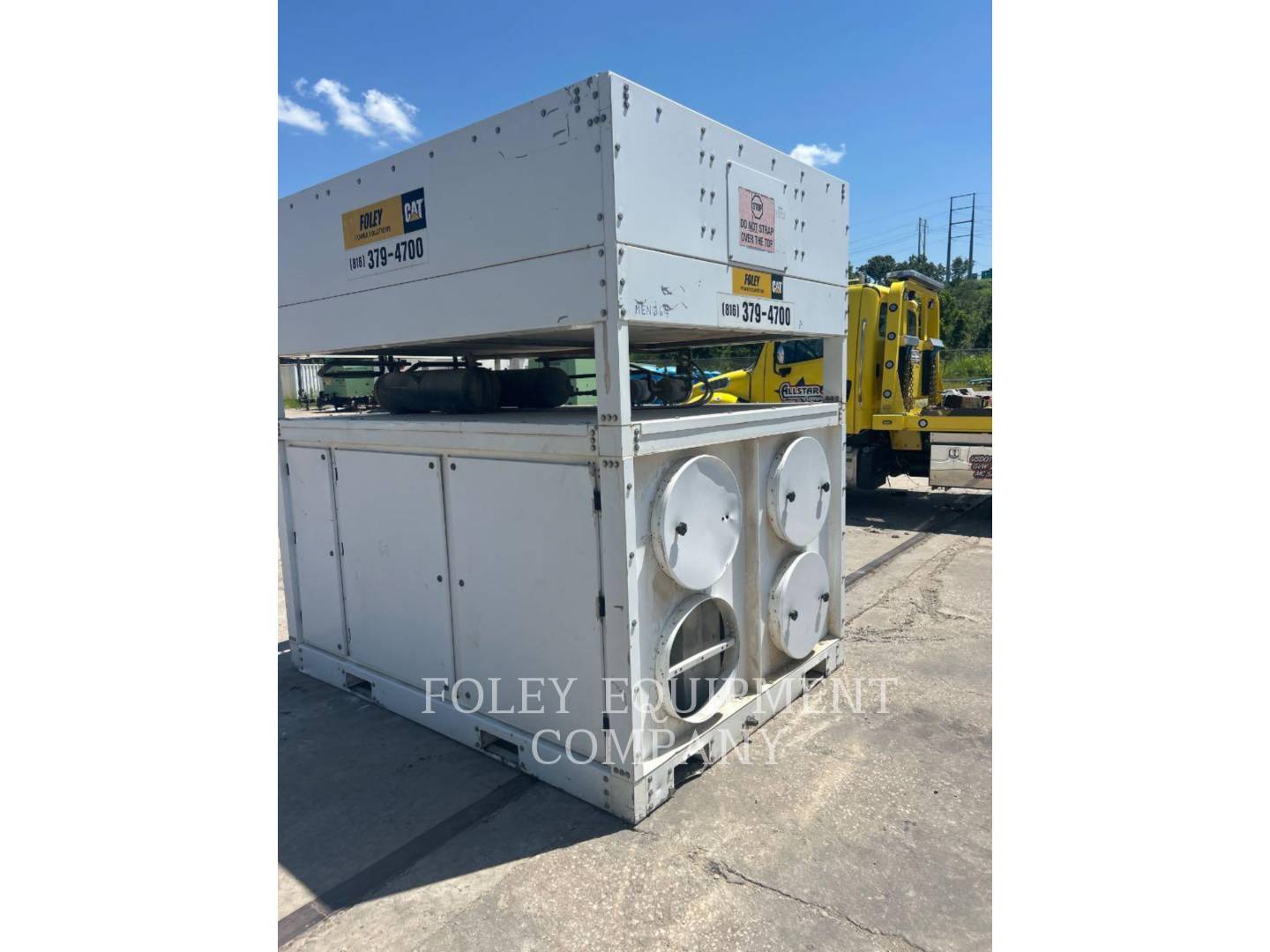 30 Ton, Ohio Cat Manufacturing #AC30T, air cooled chiller, 480 V., 10000 cfm, 2013 (3 available) - Image 3