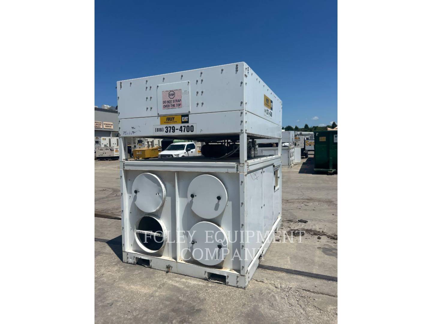 30 Ton, Ohio Cat Manufacturing #AC30T, air cooled chiller, 480 V., 10000 cfm, 2013 (3 available) - Image 4
