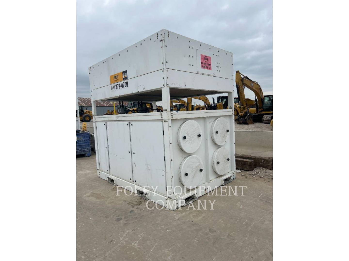 30 Ton, Ohio Cat Manufacturing #AC30T, air cooled chiller, 480 V., 10000 cfm, 2015 - Image 4