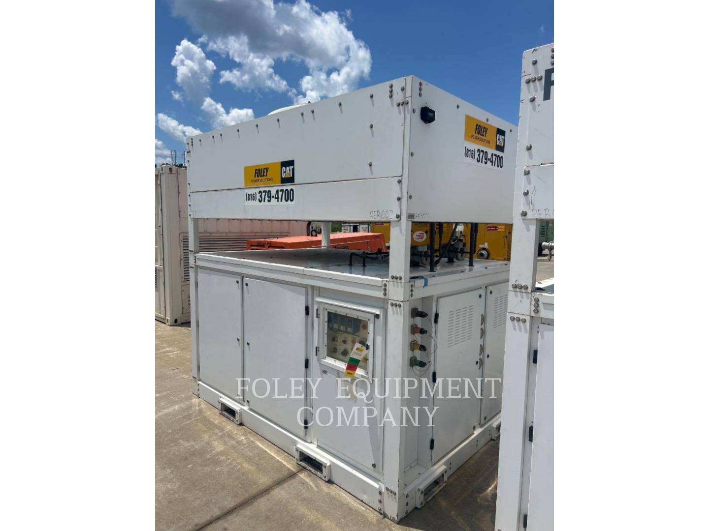 30 Ton, Ohio Cat Manufacturing #AC30T, air cooled chiller, 480 V., 10000 cfm, 2015 (3 available) - Image 2