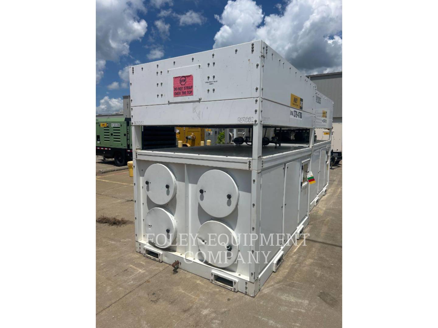 30 Ton, Ohio Cat Manufacturing #AC30T, air cooled chiller, 480 V., 10000 cfm, 2015 (3 available) - Image 4