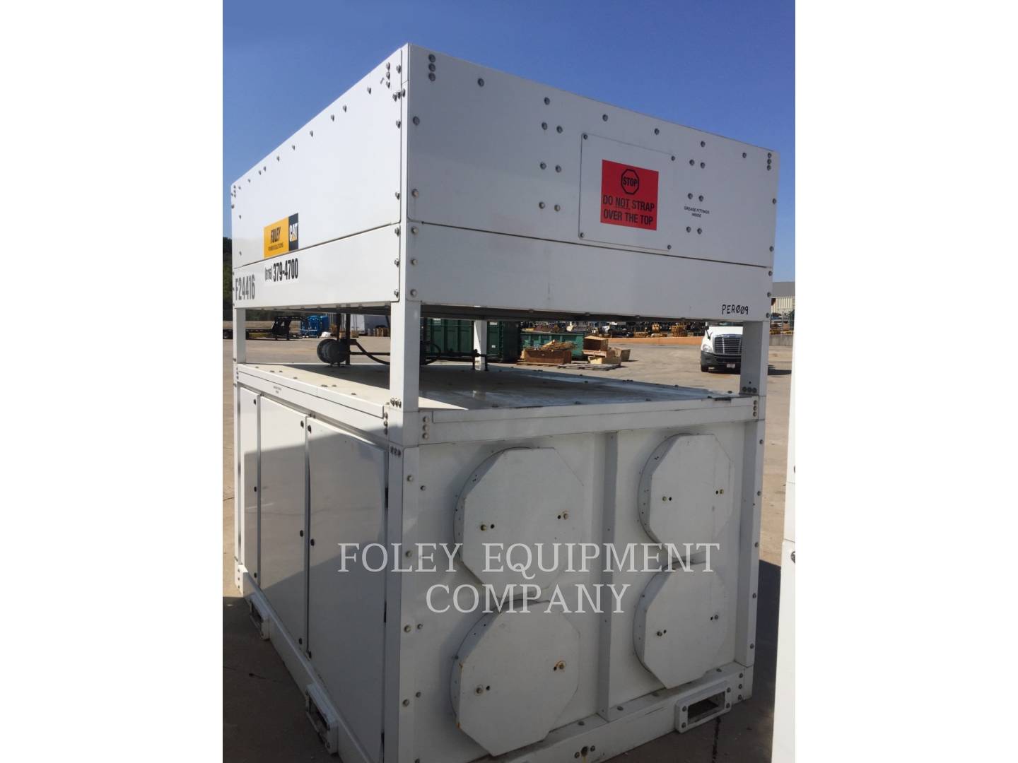 30 Ton, Ohio Cat Manufacturing #AC30T, air cooled chiller, 480 V., 10000 cfm, 2016 - Image 3