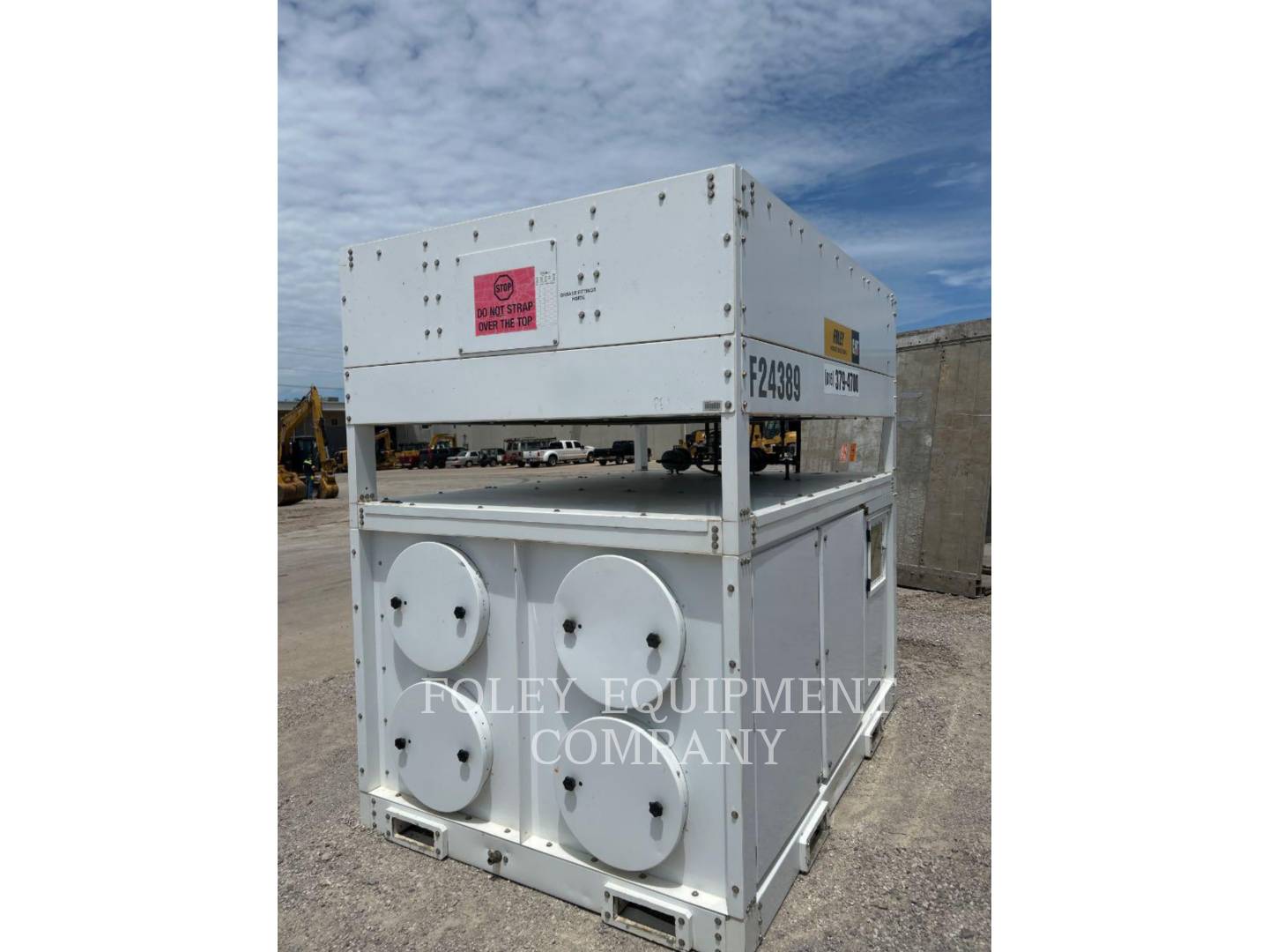 30 Ton, Ohio Cat Manufacturing #AC30T, air cooled chiller, 480 V., 10000 cfm, 2016 - Image 3
