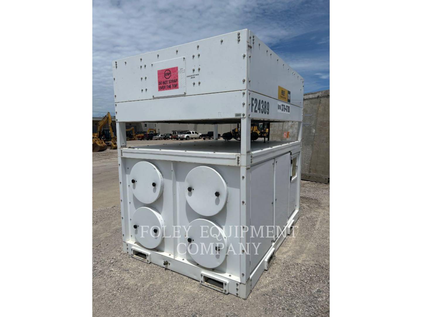 30 Ton, Ohio Cat Manufacturing #AC30T, air cooled chiller, 480 V., 10000 cfm, 2016 - Image 4