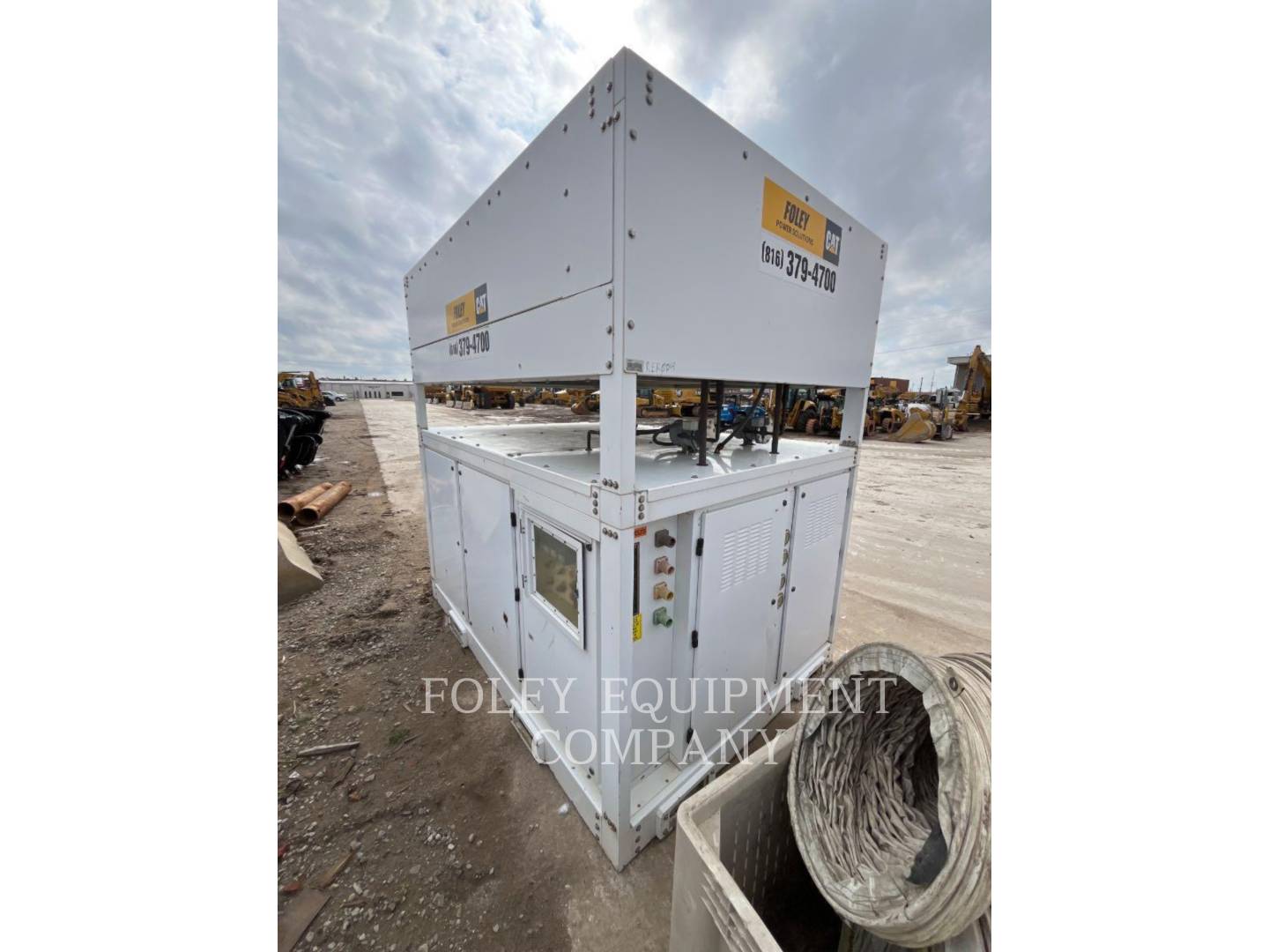 30 Ton, Ohio Cat Manufacturing #AC30T, air cooled chiller, 480 V., 10000 cfm, 2016 - Image 2