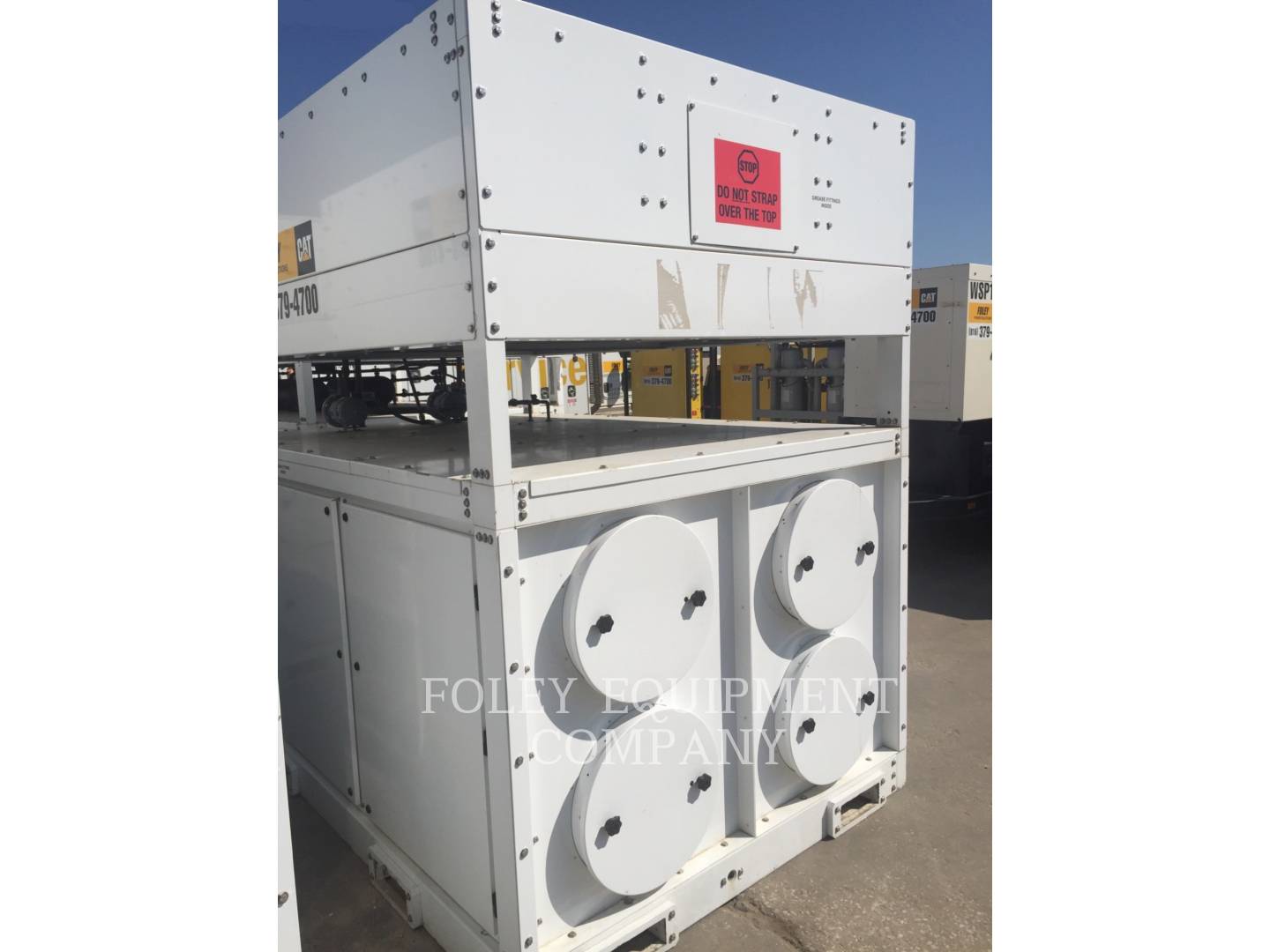 30 Ton, Ohio Cat Manufacturing #AC30T, air cooled chiller, 480 V., 10000 cfm, 2016 - Image 4