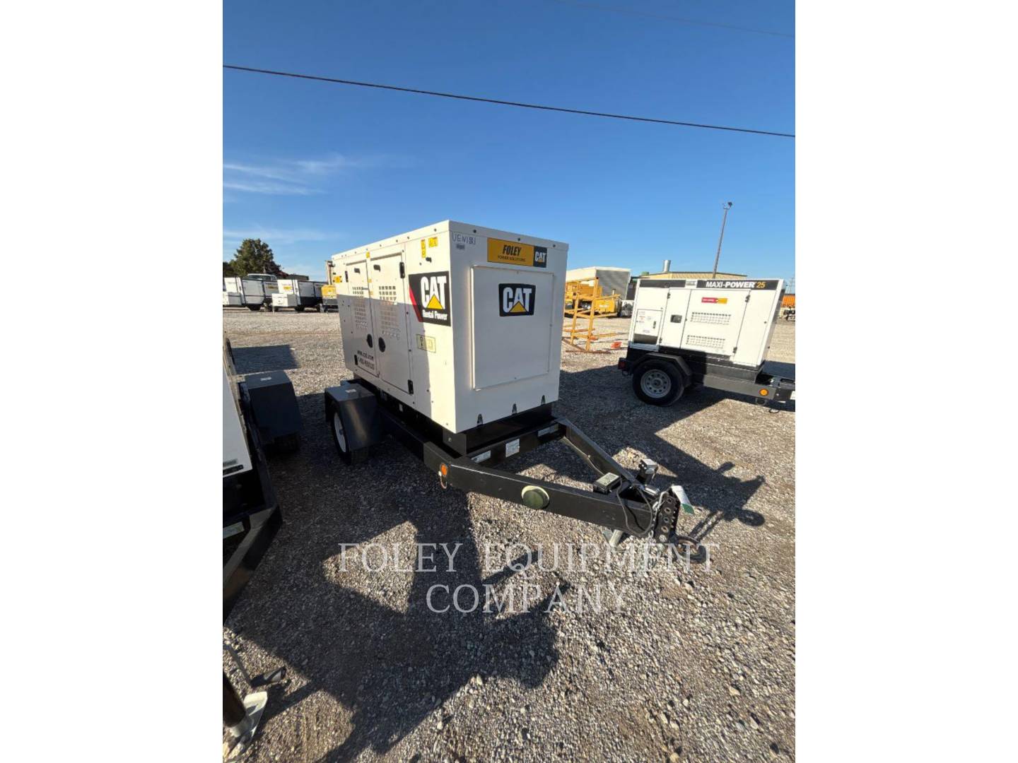 27 KW Caterpillar #XQ35KVA, portable diesel generator, 480 Volts, 3 phase, Tier 4F, trailer mtd, 2021 - Image 4