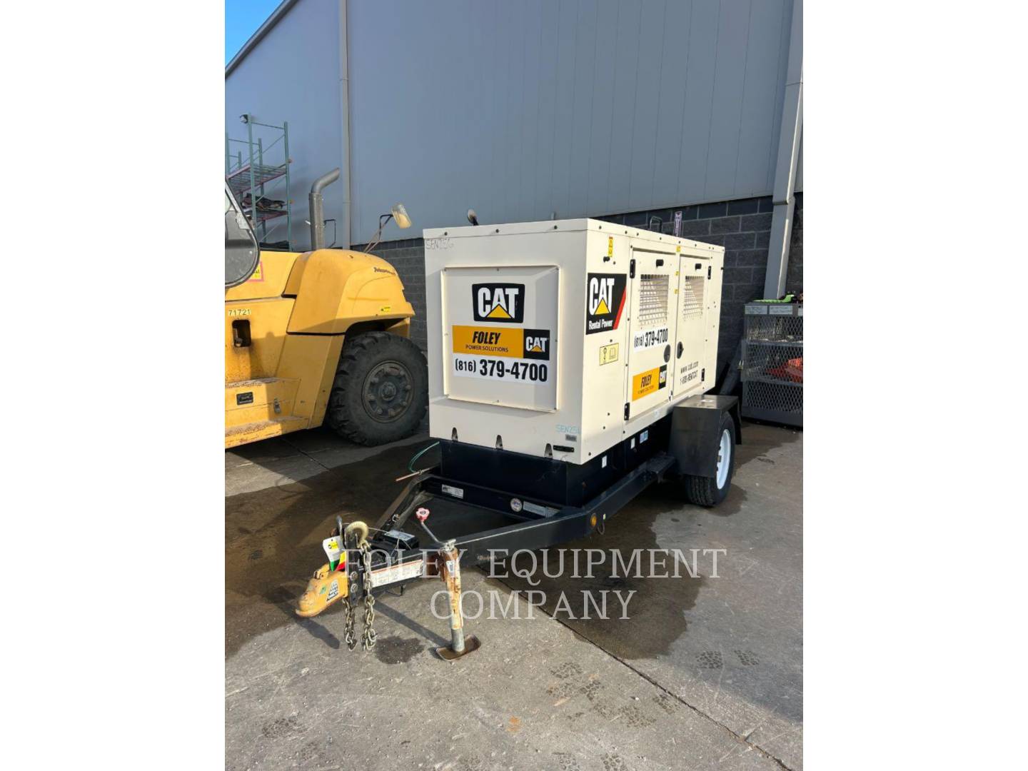 48 KW Caterpillar #XQ60KVA, portable diesel generator, 480 Volts, 3 phase, Tier 4F, trailer mtd, 2020 (2 - Image 2