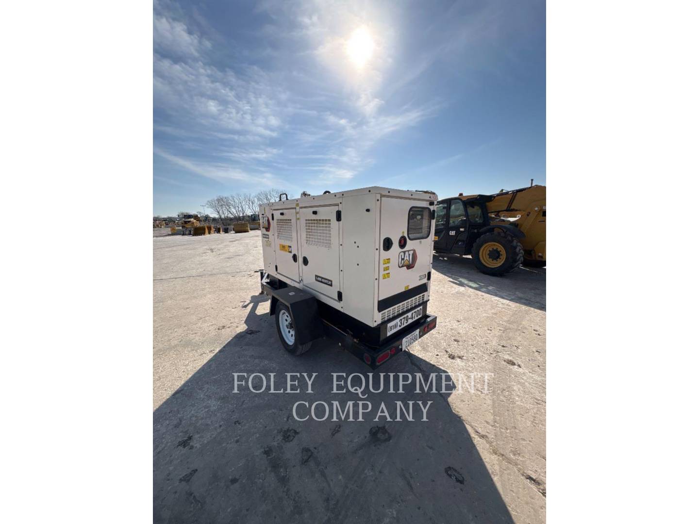 48 KW Caterpillar #XQ60KVA, portable diesel generator, 480 Volts, 3 phase, Tier 4F, trailer mtd, 2024 - Image 4