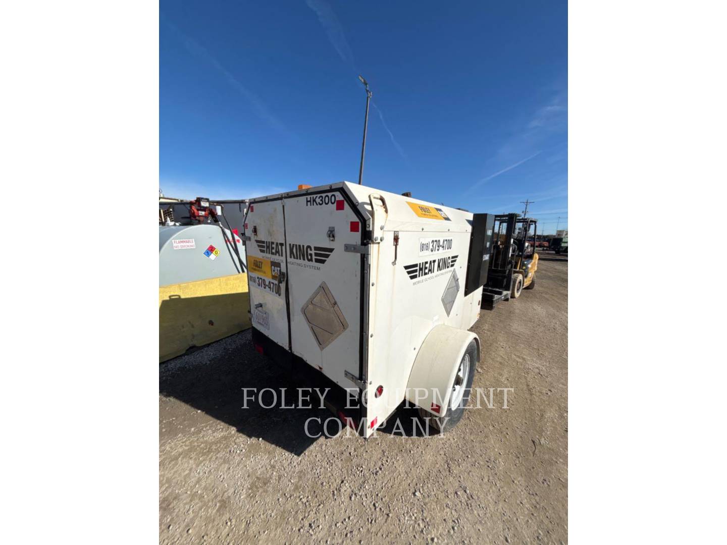 273000 BTU, Miscellaneous Mfgrs #HEATHK300D, portable diesel ground thaw heater, 2800 ft hose, trailer - Image 4