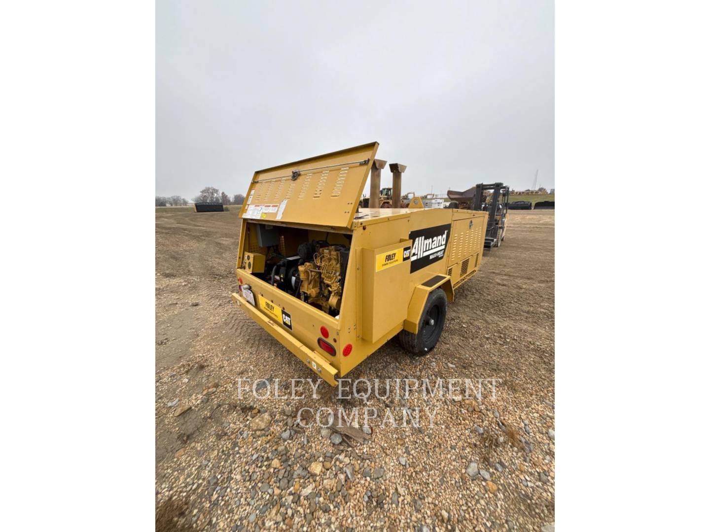 Allmand #HEATD1MIQ, portable diesel heater, CAT C1.5 engine, trailer mounted, 2016 - Image 3
