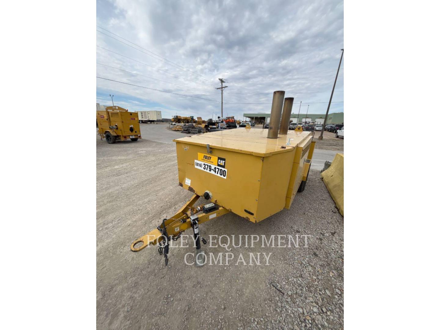 Allmand #HEATD1MIQ, portable diesel heater, CAT C1.5 engine, trailer mounted, 2016 - Image 3