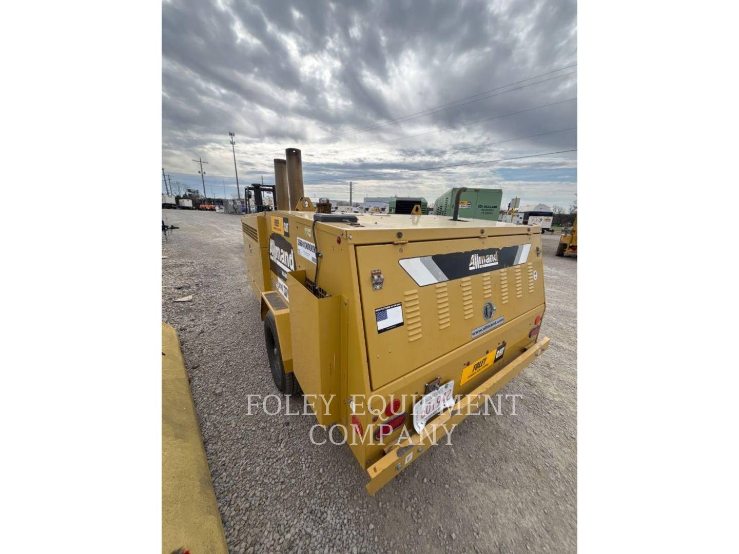 Allmand #HEATD1MIQ, portable diesel heater, CAT C1.5 engine, trailer mounted, 2016 - Image 4