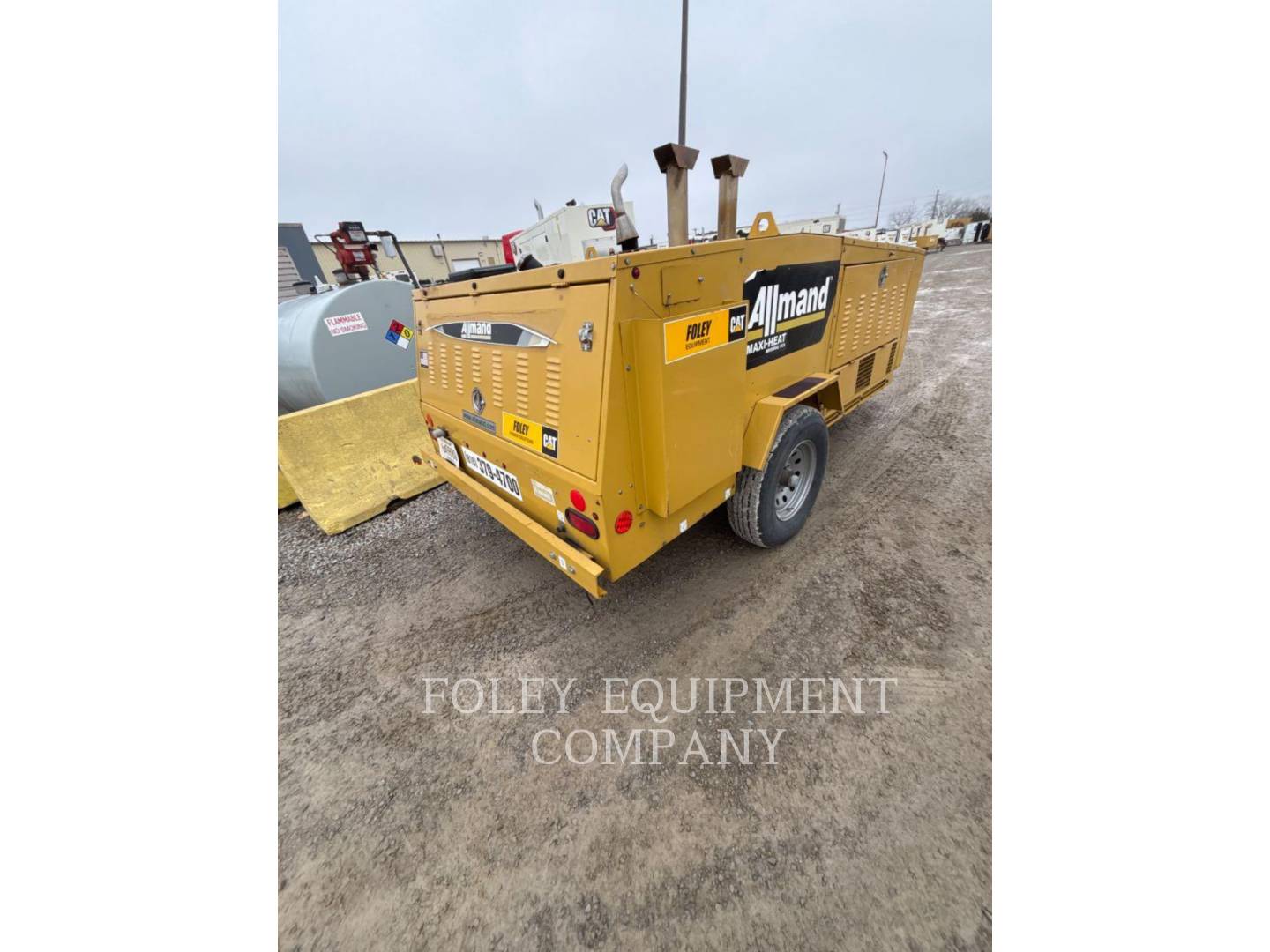 Allmand #HEATD1MIQ, portable diesel heater, CAT C1.5 engine, trailer mounted, 2018 - Image 2