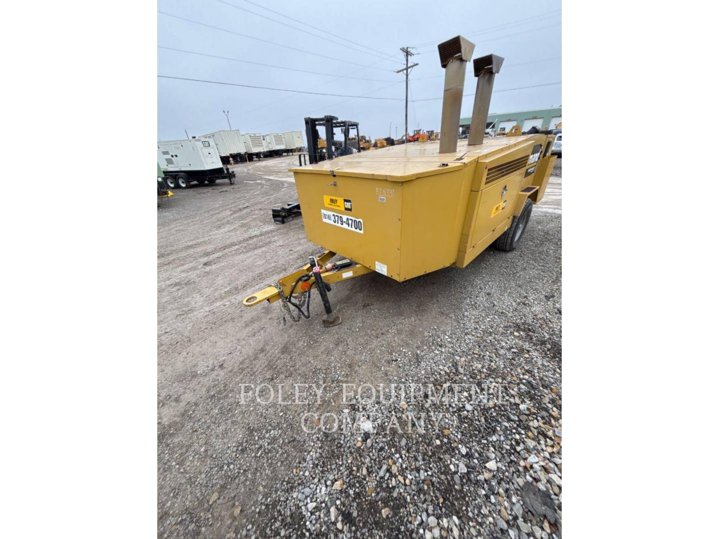 Allmand #HEATD1MIQ, portable diesel heater, CAT C1.5 engine, trailer mounted, 2018 - Image 4