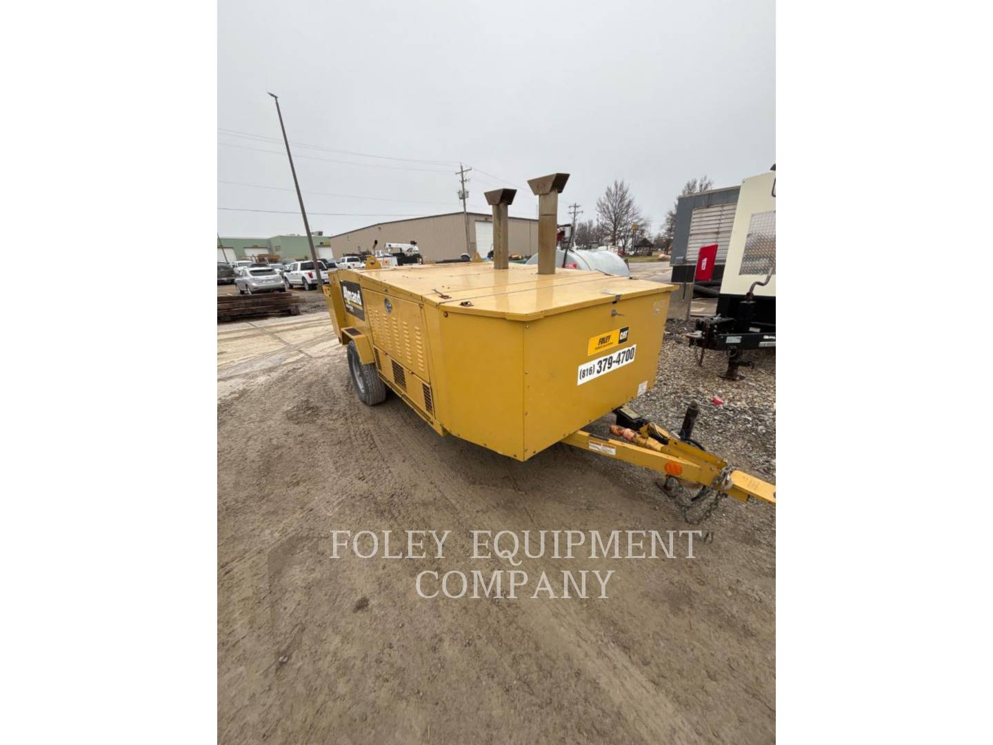 Allmand #HEATD1MIQ, portable diesel heater, CAT C1.5 engine, trailer mounted, 2018 - Image 5