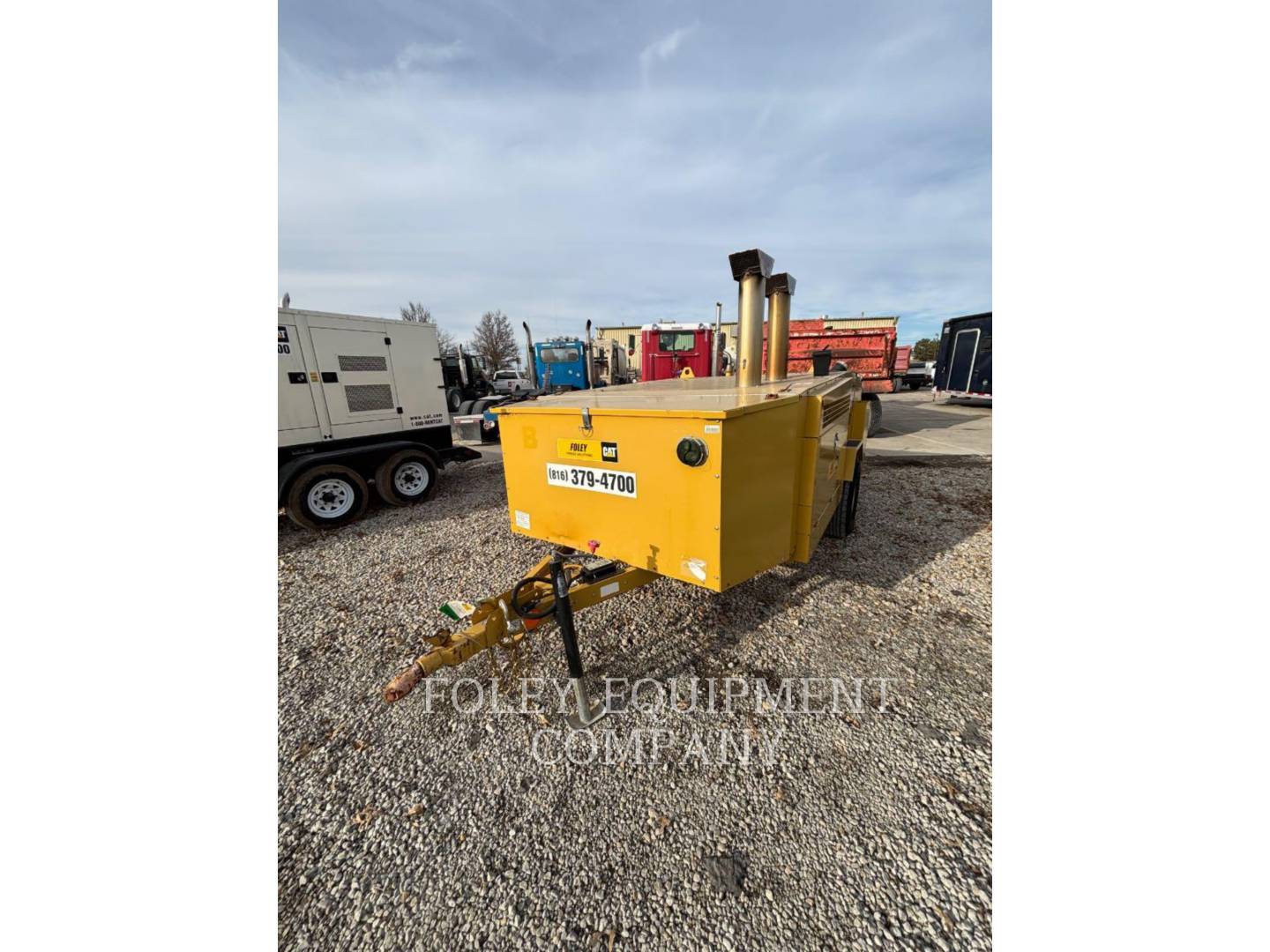 Allmand #HEATD1MIQ, portable diesel heater, CAT C1.5 engine, trailer mounted, 2018 (2 available) - Image 5
