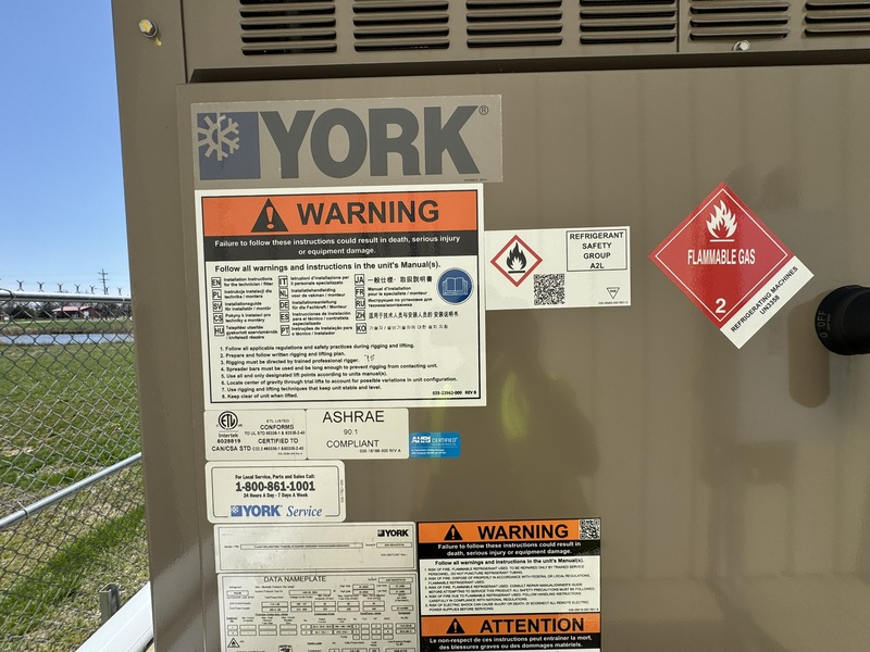 100 Ton, York, Chiller, R454B refrigerant, 650 psig, 2024 - Image 4