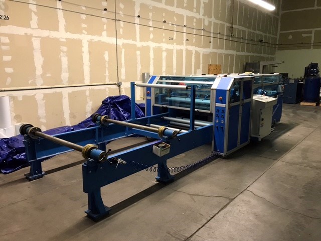 47" Cavalleri #CT14, Sheeter, dual shafted unwind, decurling, 54.1" max roll diameter, 180 CPM, 2020 - Image 1