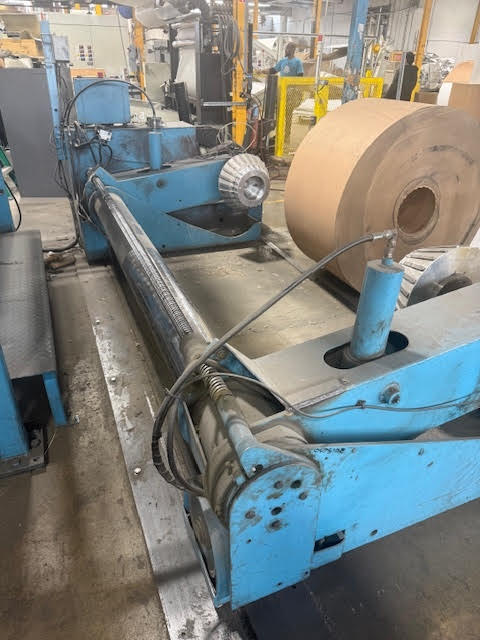 55" Pasaban #KD1350, Double Rotary Knife Sheeter, 72" x 72" Martin unwind, 57" max. cut length - Image 5