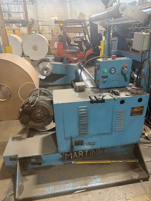 55" Pasaban #KD1350, Double Rotary Knife Sheeter, 72" x 72" Martin unwind, 57" max. cut length - Image 6