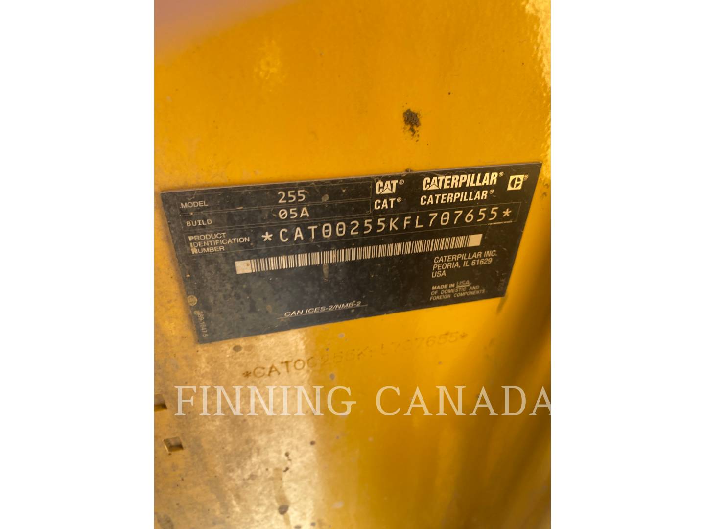 Caterpillar 255-05, 549 hours, S/N: FL707655, 2025 - Image 6