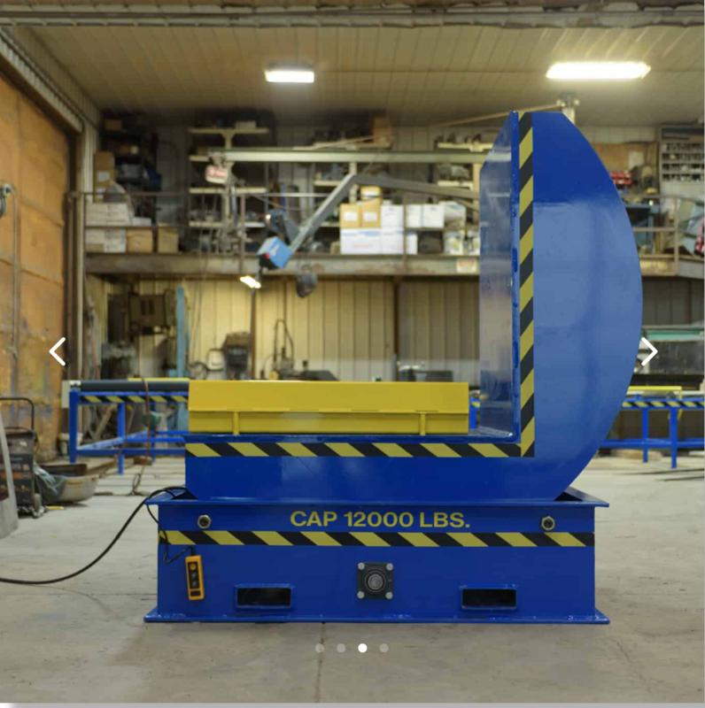 30,000 lb. Coilquip #MU30000V80, mechanical coil upender, 80" outside dimension, 60" x 68" deck, 3 HP - Image 3